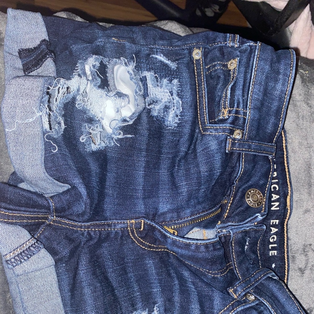 american eagle jean shorts